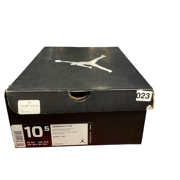 Men’s Nike Air Jordans 6-17-23. OG box. Size 10.5 “Toro” main image 7
